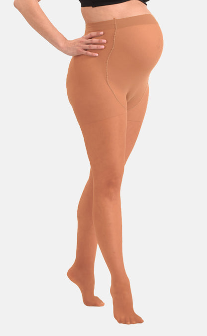 Duo Pack Magische Sheer Zwangerschapspanty 40den Natuur