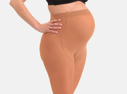 Duo Pack Magische Sheer Zwangerschapspanty 40den Natuur