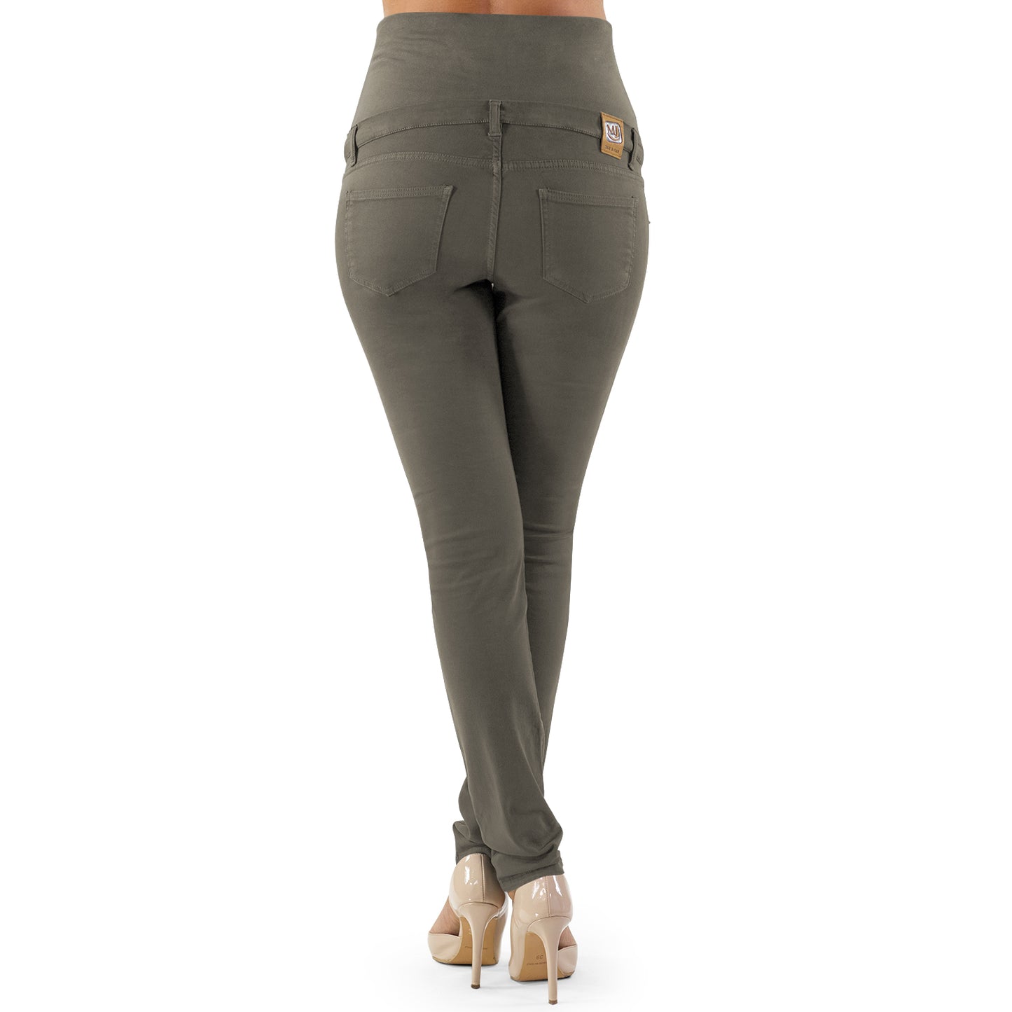 Venezia - Pantalon de grossesse en coton égyptien super élastique - Coupe slim