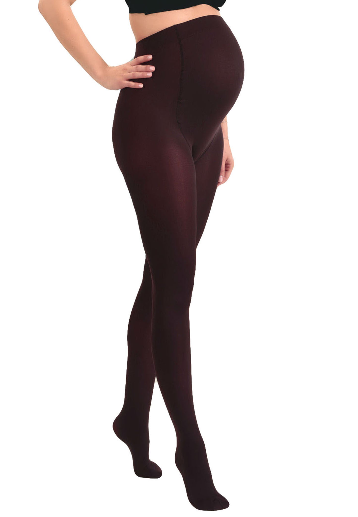 Mamsy - Collant de grossesse opaque confortable 60den