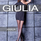 Giulia - Collants Amalia 20den à pois classiques - Noir