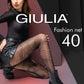 Giulia - Fashion Net Lacery 40den netpanty met geometrisch patroon