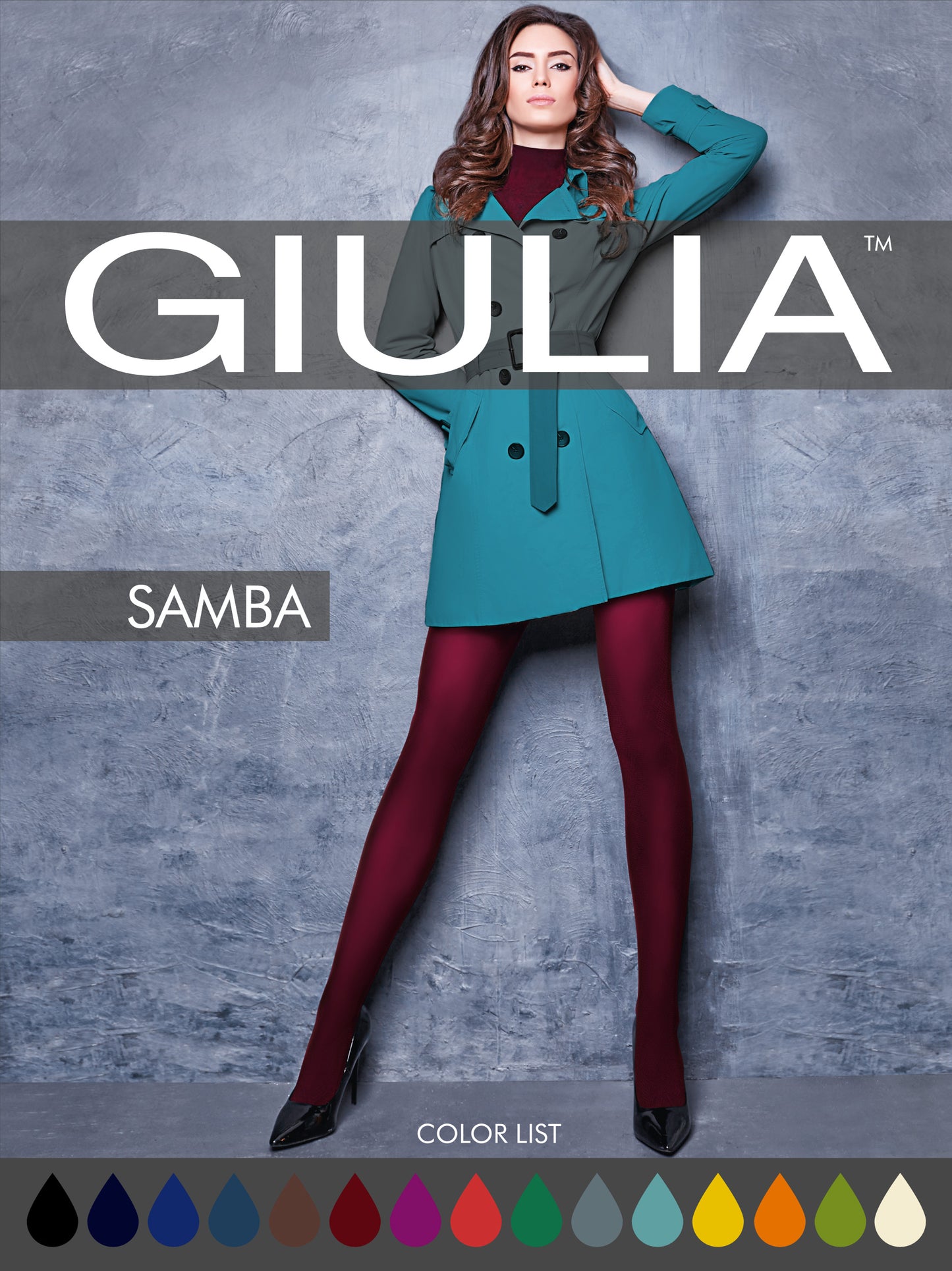 Giulia - Samba 40den (Multipack) Opaque Panty in 9 kleuren