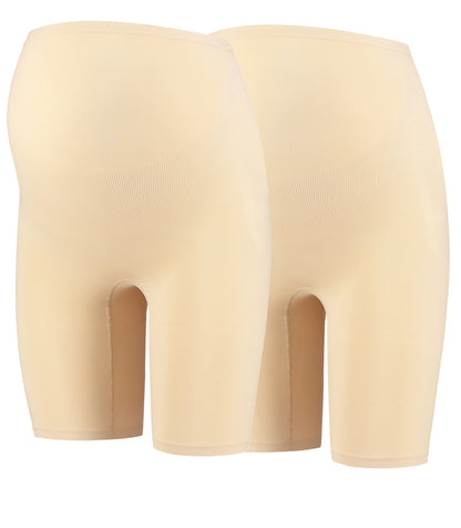 Duo Pack Panty de Grossesse sans coutures à effet galbant Beige