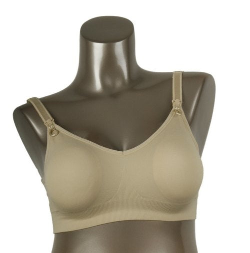 Non-wired Nursing Bra Beige