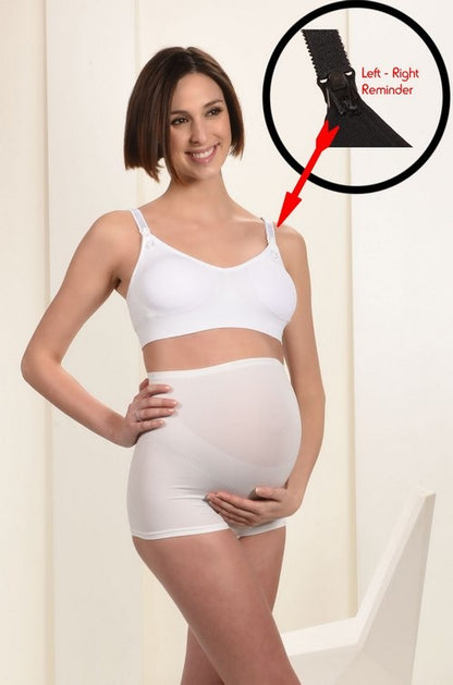 Non-wired Nursing Bra White