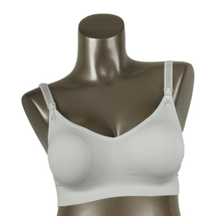 Non-wired Nursing Bra White