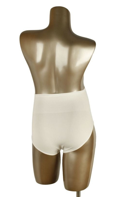 Seamless maternity Briefs with shapewear effect Beige – Mamsy