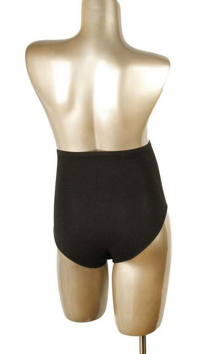Culotte de grossesse sans coutures à effet galbant Noir