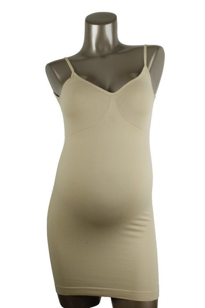 Fond de Robe grossesse Beige