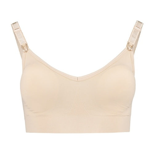 Non-wired Nursing Bra Beige