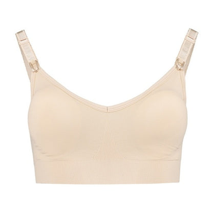 Non-wired Nursing Bra Beige
