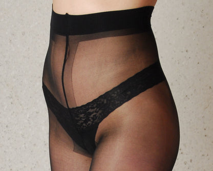 Permaneo 20den Matte No Ladders Pantyhose - Black