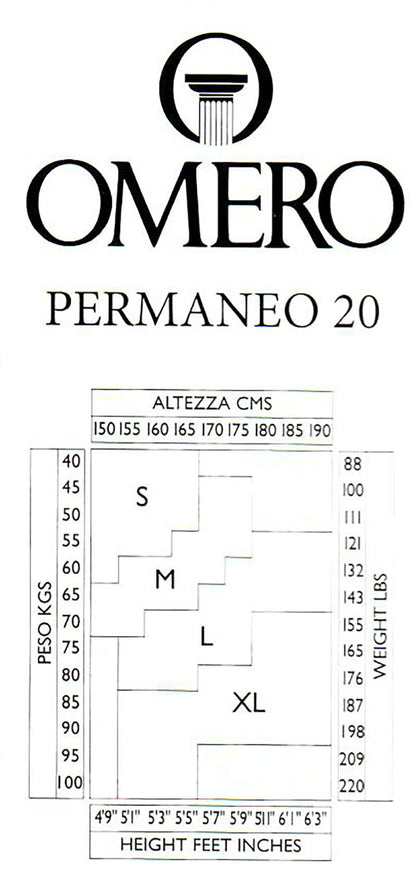 Permaneo 20den Matte No Ladders Pantyhose - Black