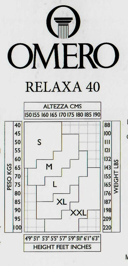Relaxa 40den Black